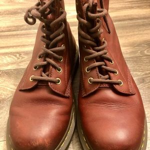 Dr. Martens 1460 Maroon Boot Size 8